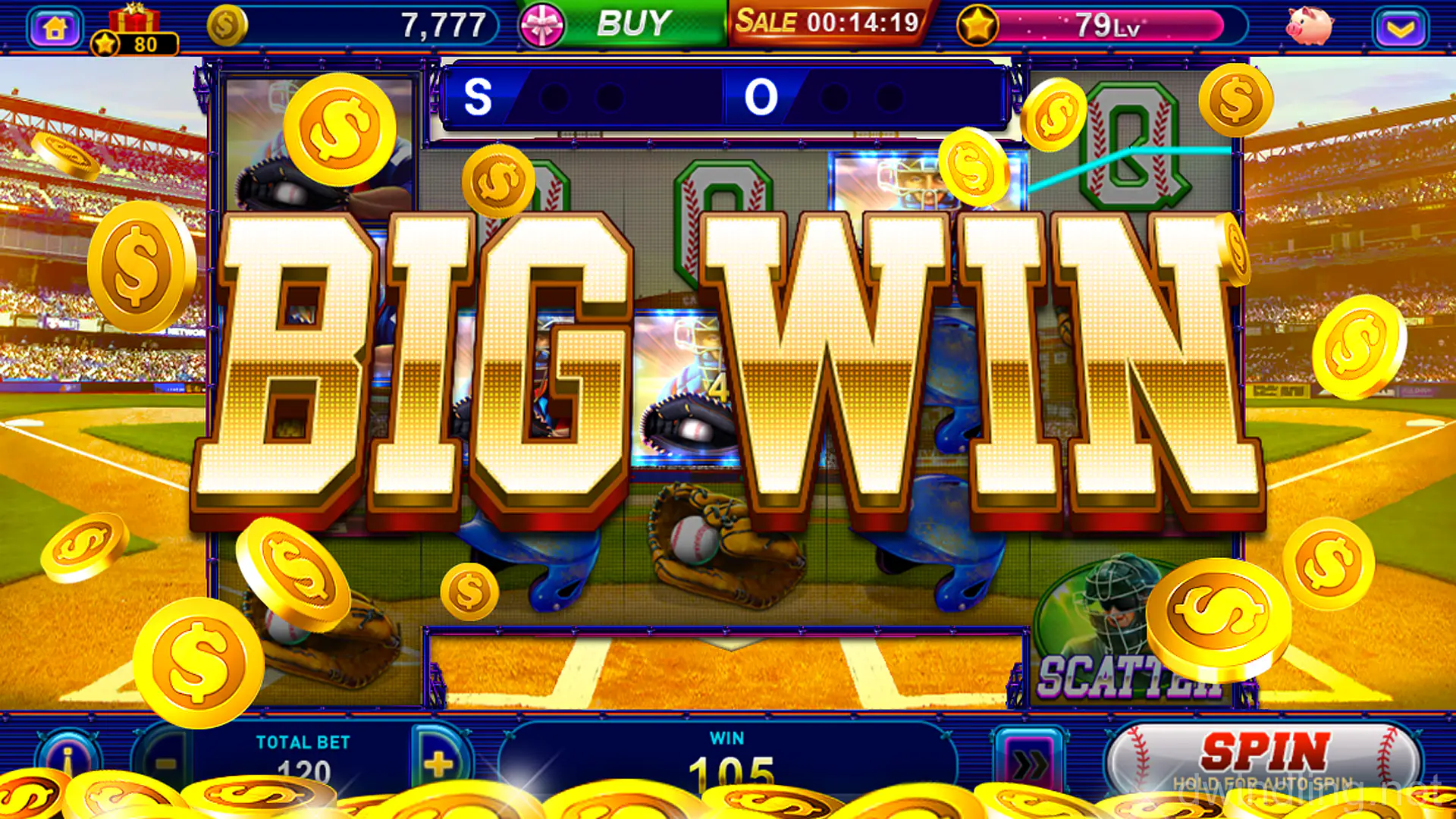 Màn hình phân tích chiến lược Slots